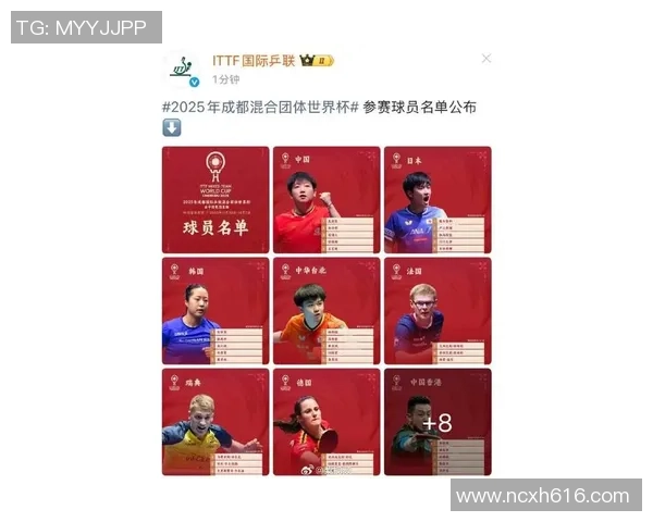 成都乒乓球队实力强劲荣登全国乒乓球实力排行榜第十名