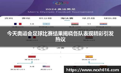 今天奥运会足球比赛结果揭晓各队表现精彩引发热议